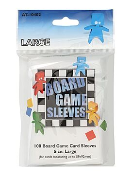 SLEEVES BOARD GAME - Large - Clear (59X92MM)